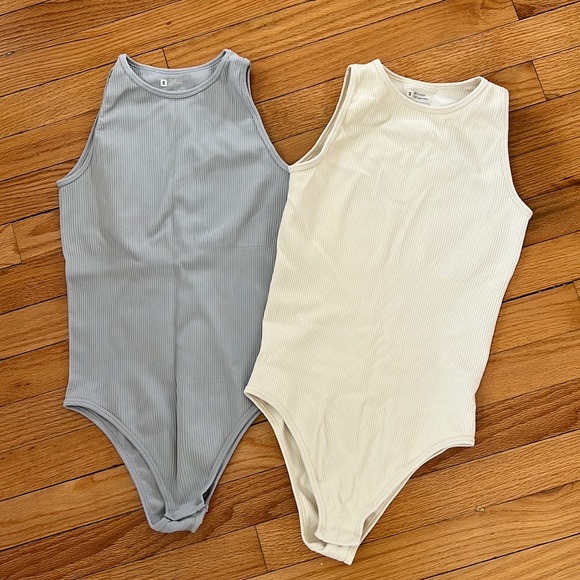 Amazon body suits. Light blue and off white. - Picture 1 of 4